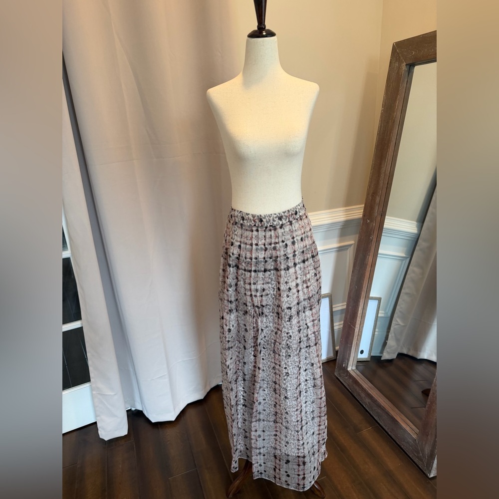 Theory silk skirt